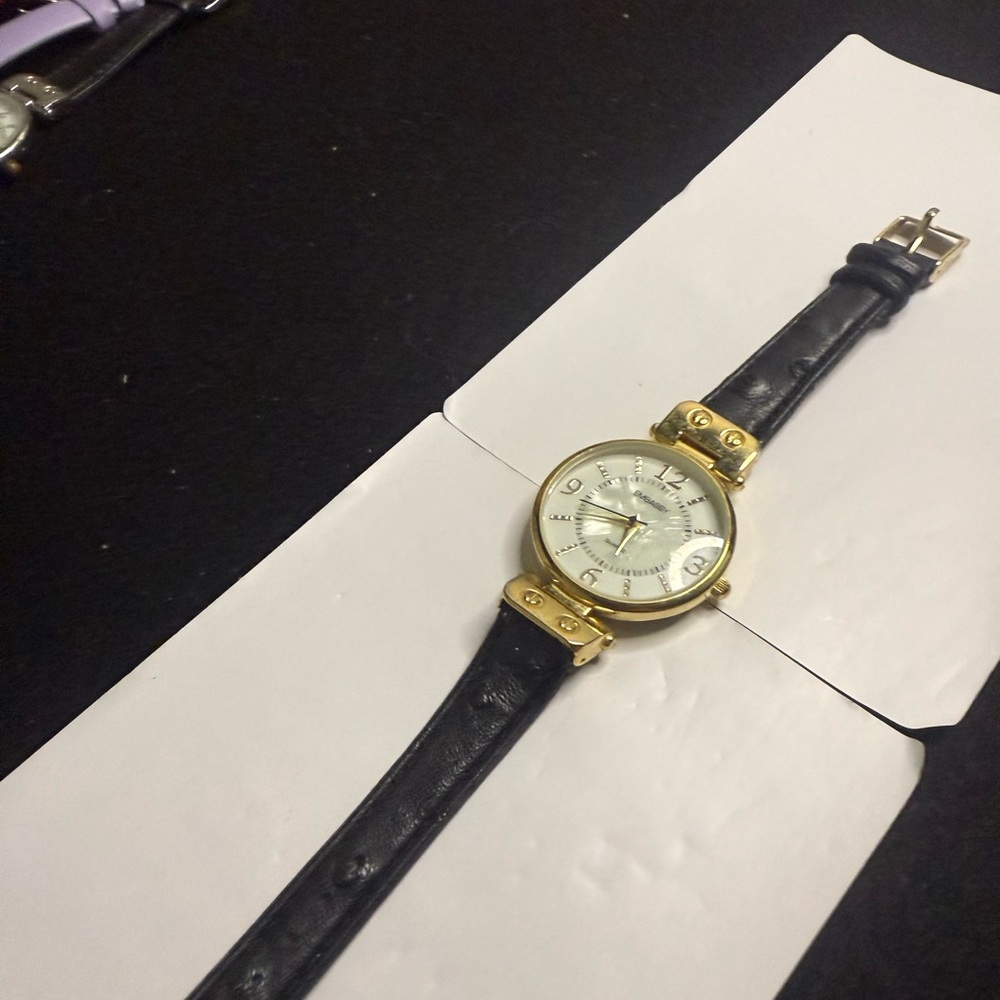 Bass Gold and Black Timepiece - Picture 2 of 2
